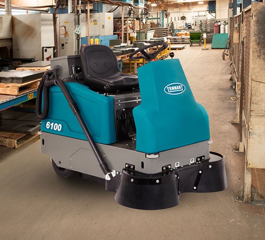 6100 Sub-Compact Battery Ride-On Floor Sweeper alt 10
